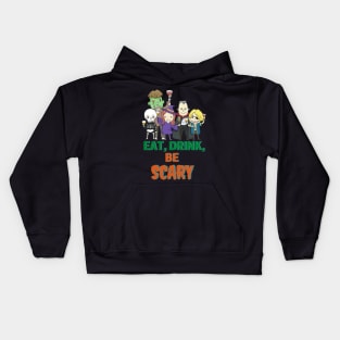 Eat, Drink, Be Scary Kids Hoodie